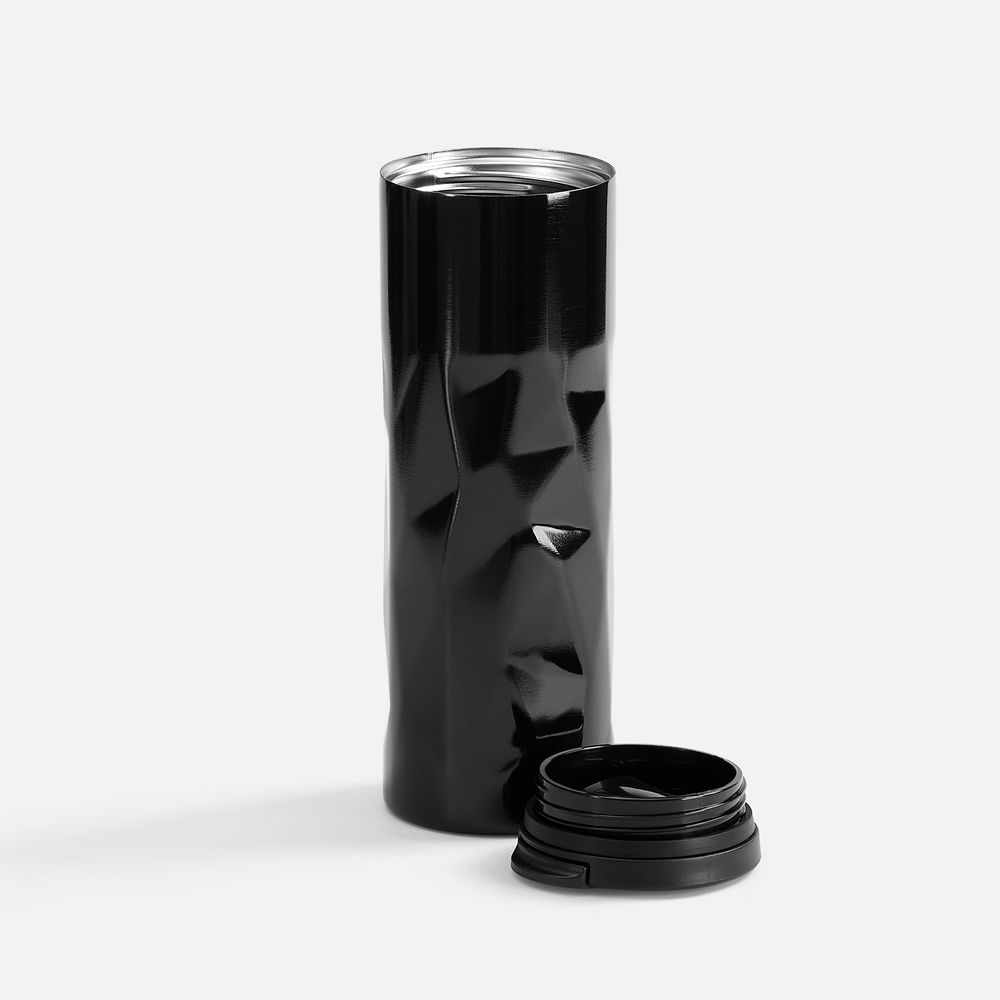 Термостакан Gems Black Morion, черный морион в Челябинске