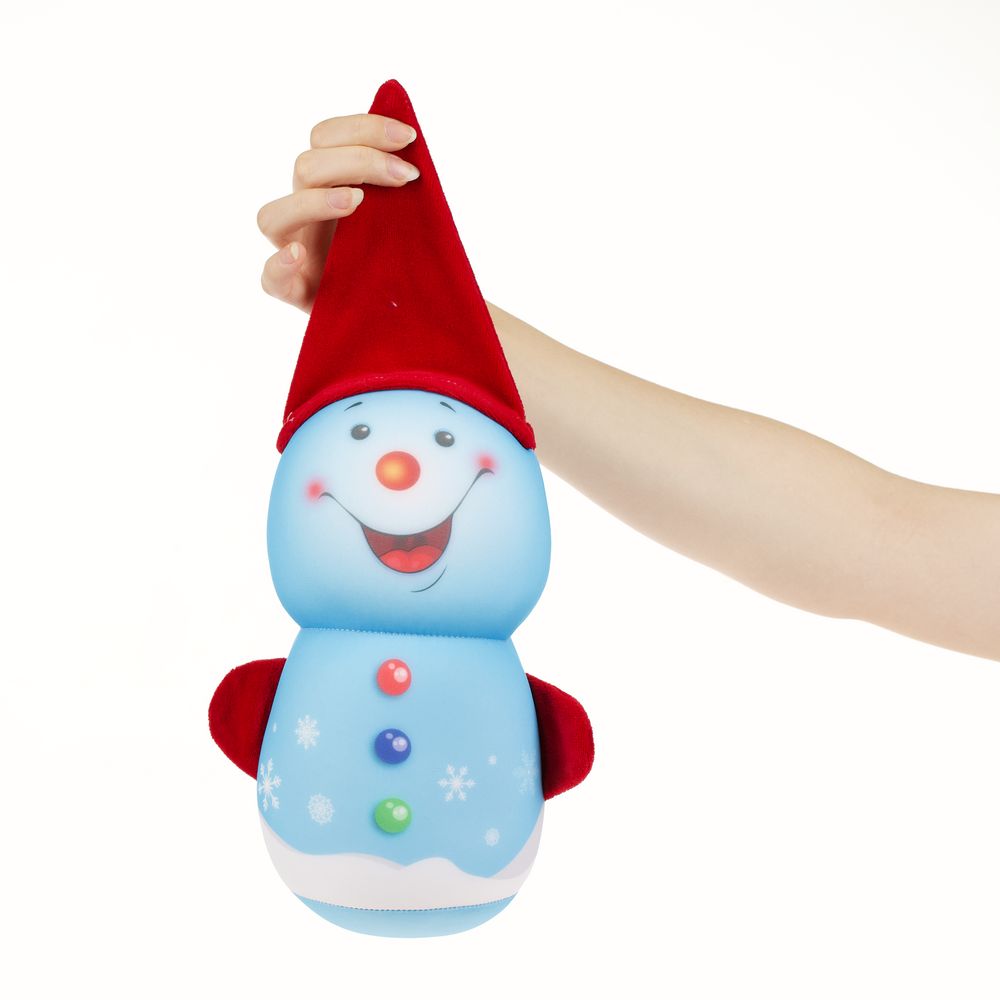 Подушка декоративная FrostyLove на заказ, снеговик в Челябинске