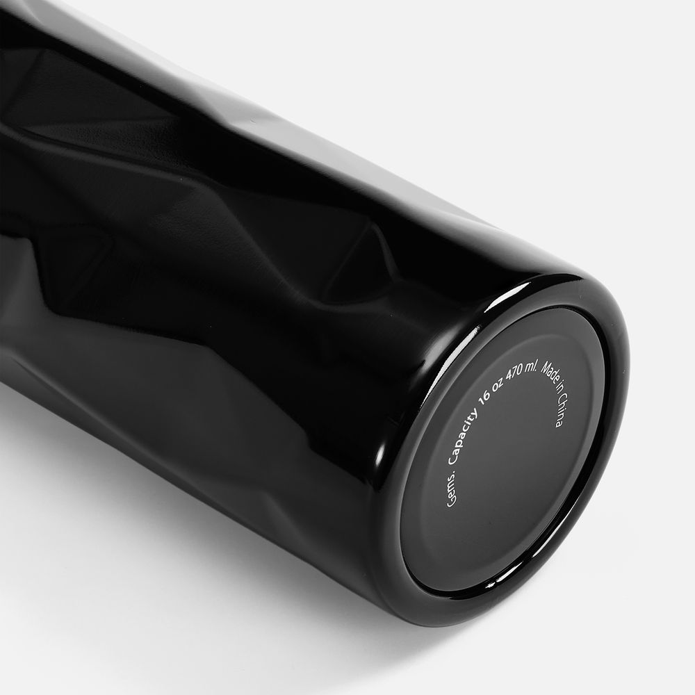 Термостакан Gems Black Morion, черный морион в Челябинске