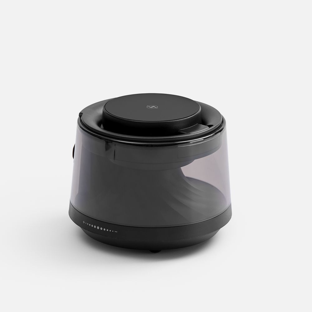 Bluetooth-колонка с подсветкой и беспроводной зарядкой Quantium, черная в Челябинске
